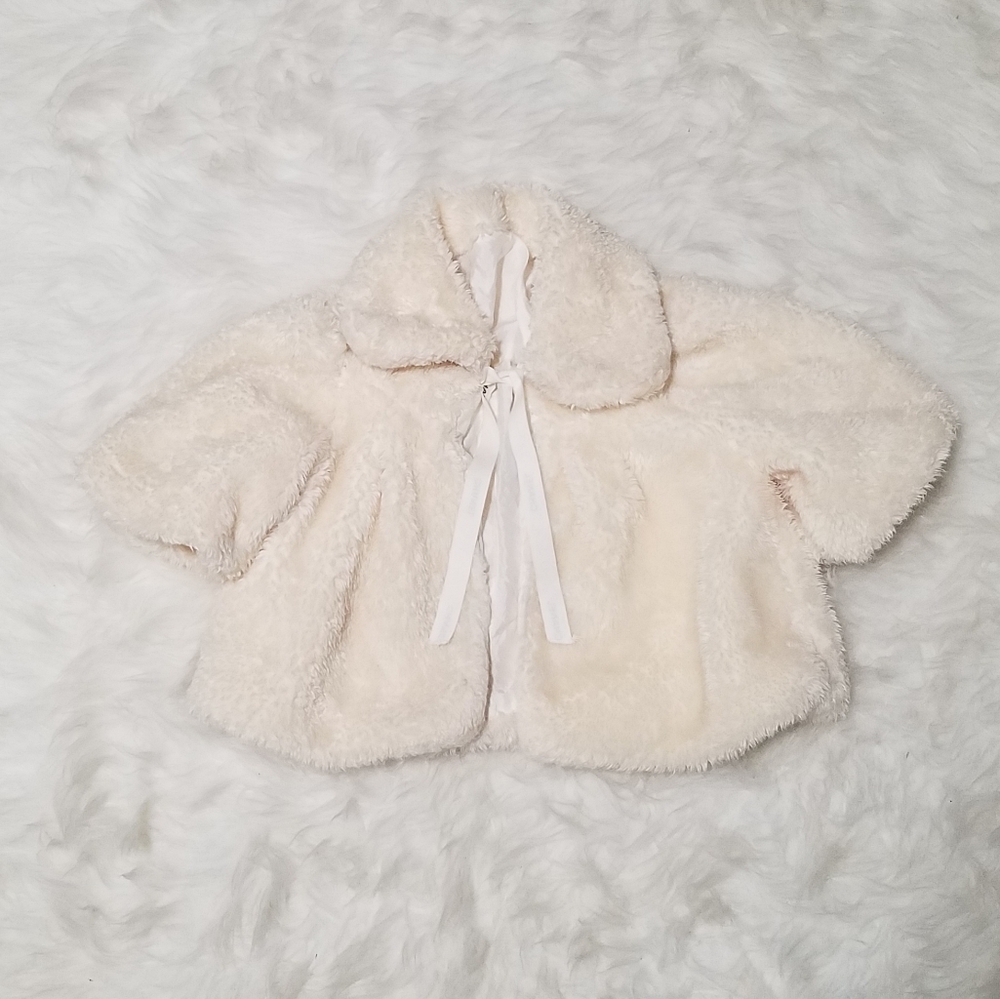 Girls Fuzzy Coat